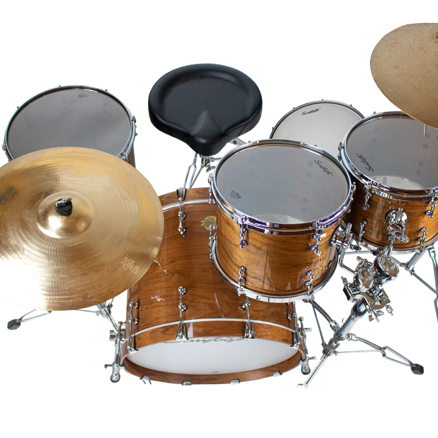 Sawtooth Hickory Series 20" Bass Drum, 5pc Shell Pack, Natural Gloss