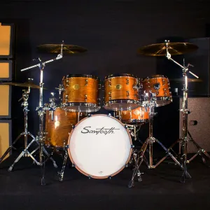 Sawtooth Hickory Series 20" Bass Drum, 5pc Shell Pack, Natural Gloss