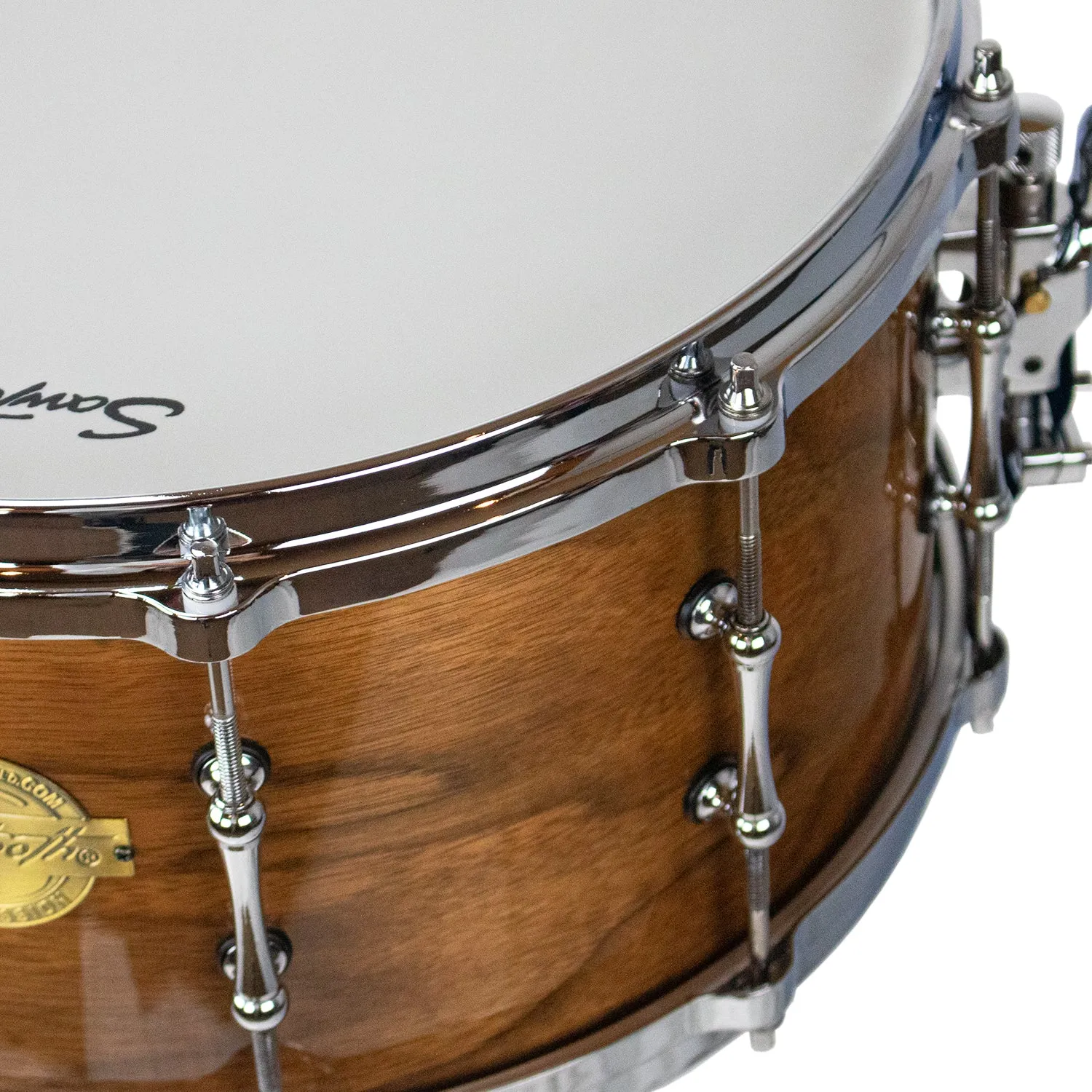 Sawtooth Hickory Series Snare Drum 14" x 7.5", Natural Gloss