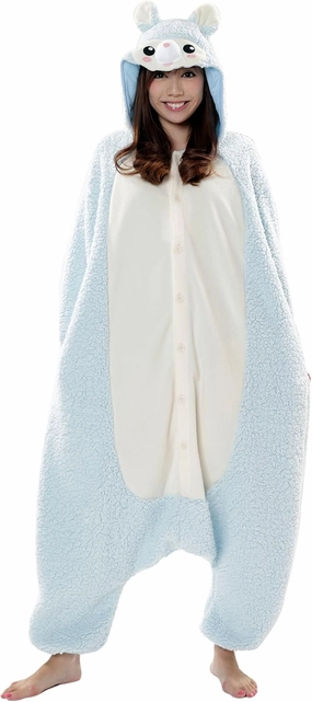 SAZAC Alpaca Kigurumi - Onesie Jumpsuit Halloween Costume