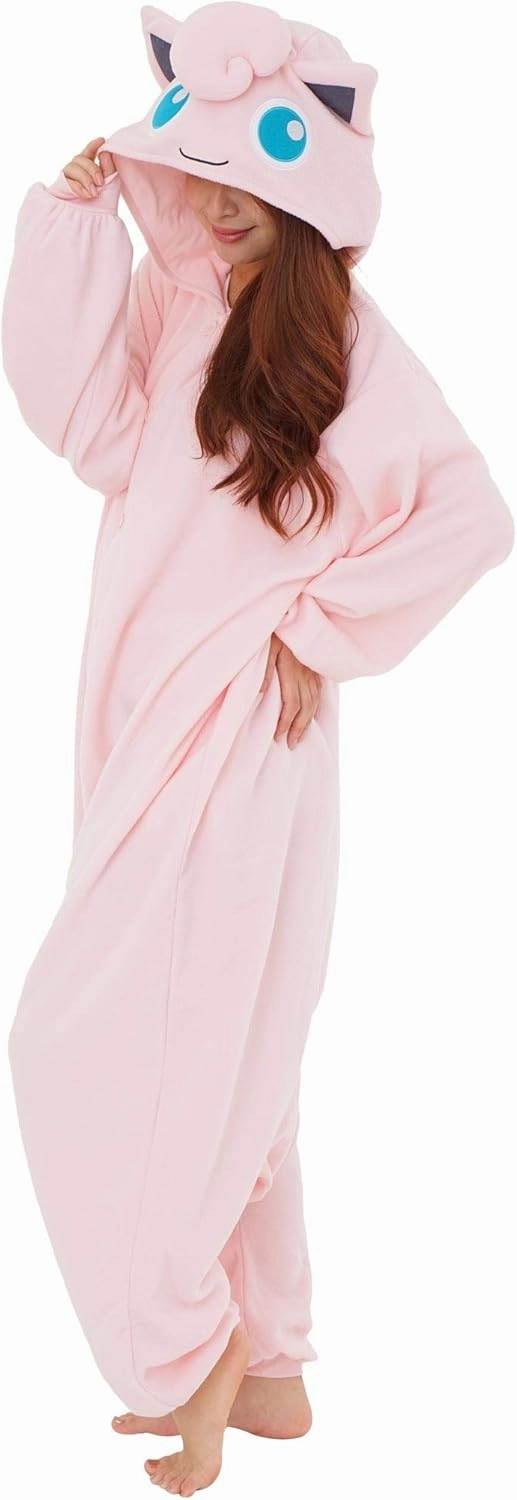 SAZAC Jigglypuff Pokemon Kigurumi - Onesie Jumpsuit Halloween Costume