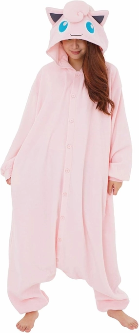 SAZAC Jigglypuff Pokemon Kigurumi - Onesie Jumpsuit Halloween Costume
