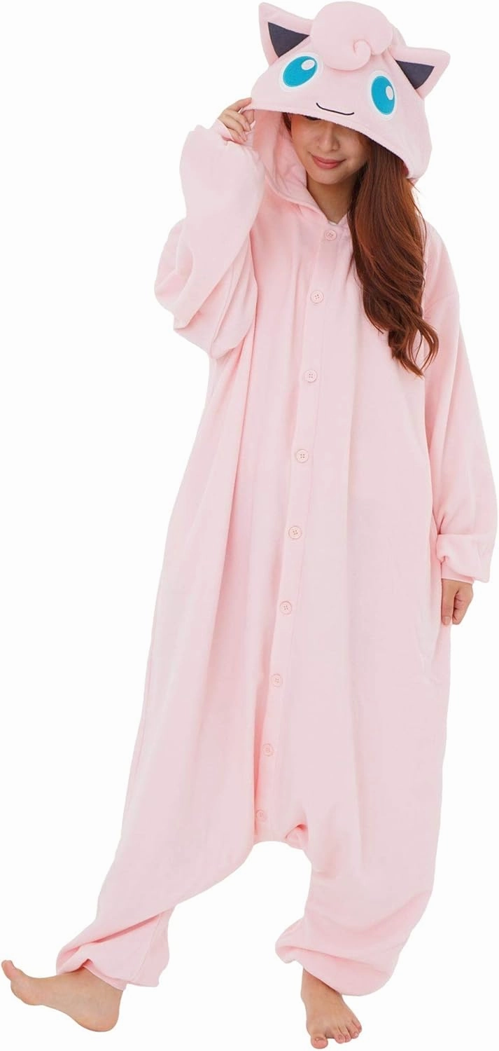 SAZAC Jigglypuff Pokemon Kigurumi - Onesie Jumpsuit Halloween Costume