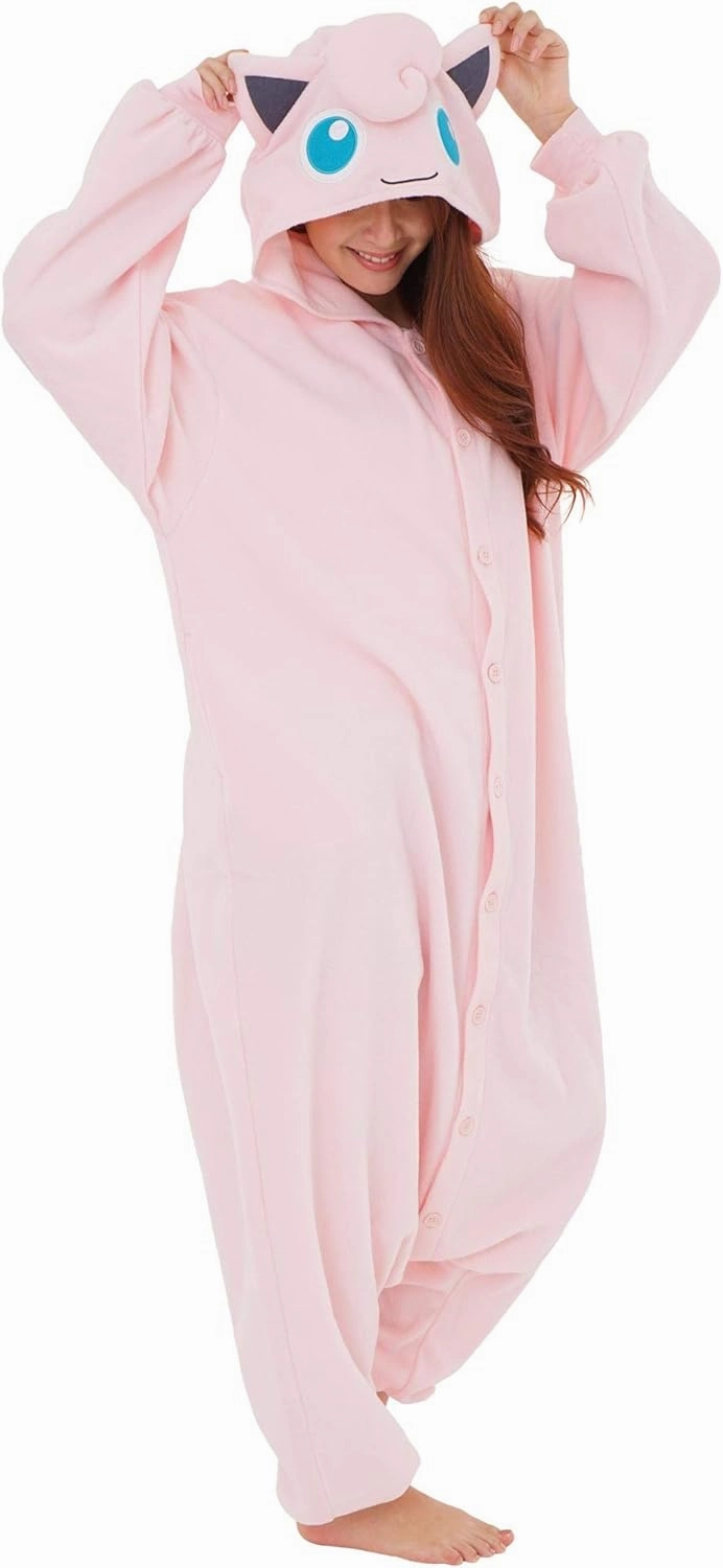 SAZAC Jigglypuff Pokemon Kigurumi - Onesie Jumpsuit Halloween Costume
