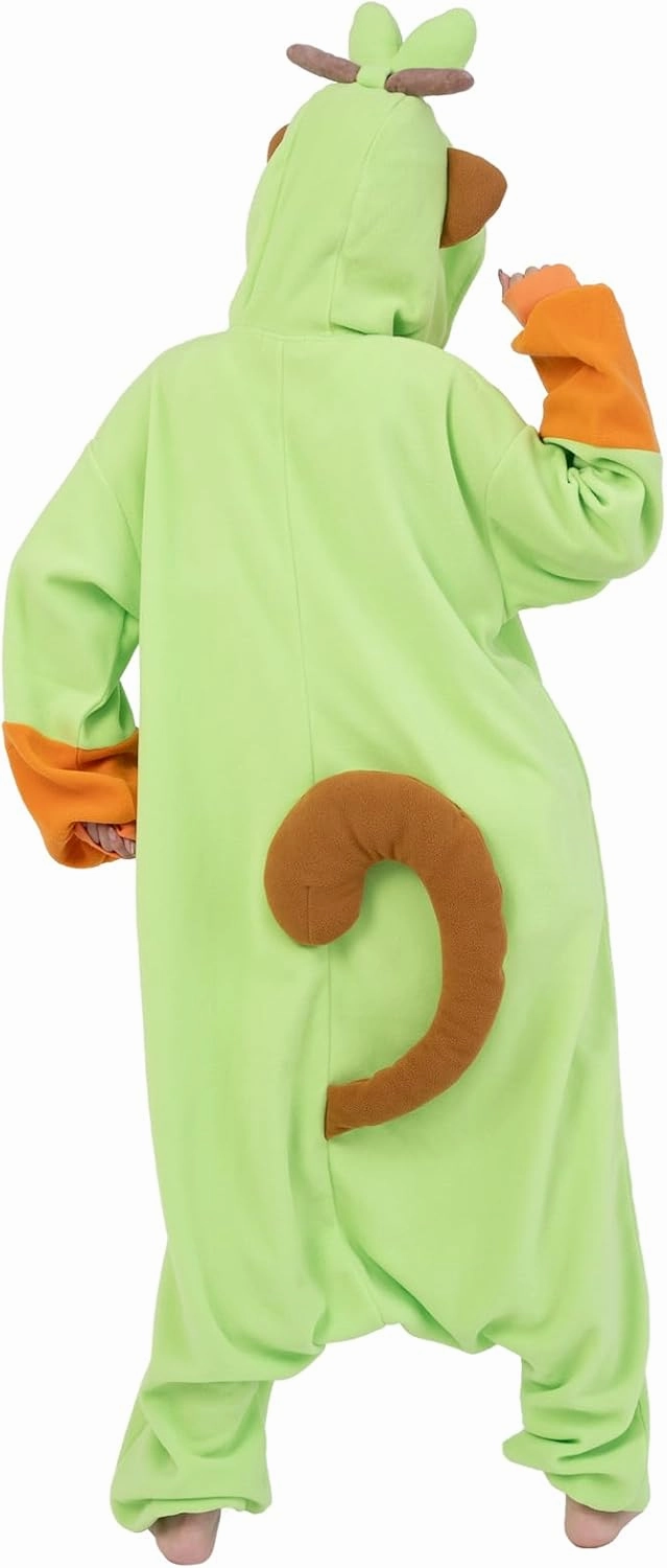 SAZAC Kigurumi - Pokemon - Grookey - Onesie Jumpsuit Halloween Costume