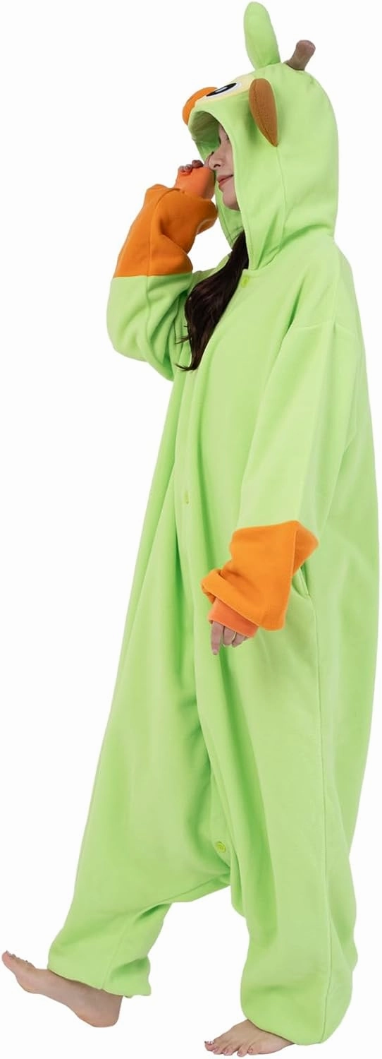 SAZAC Kigurumi - Pokemon - Grookey - Onesie Jumpsuit Halloween Costume