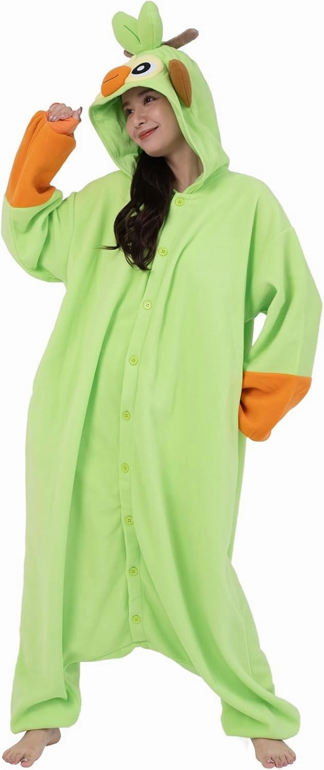 SAZAC Kigurumi - Pokemon - Grookey - Onesie Jumpsuit Halloween Costume