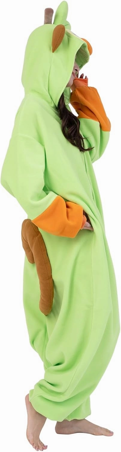 SAZAC Kigurumi - Pokemon - Grookey - Onesie Jumpsuit Halloween Costume
