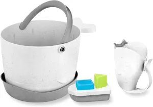 Skip Hop Moby x Oceanworks Baby Bath & Bath Toy Bucket Bundle