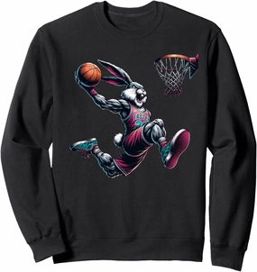 Slam Dunk Easter Bunny Air Bunny Basketball Player Rabbit Sweatshirt