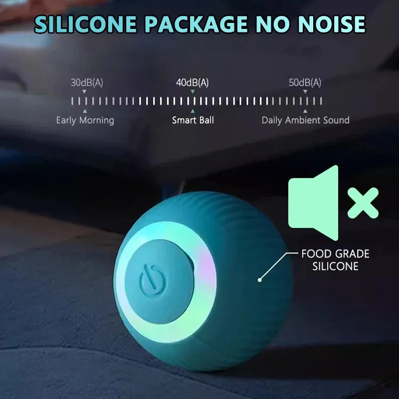Smart Rolling Interactive Cat Ball – Automatic Fun & Exercise!