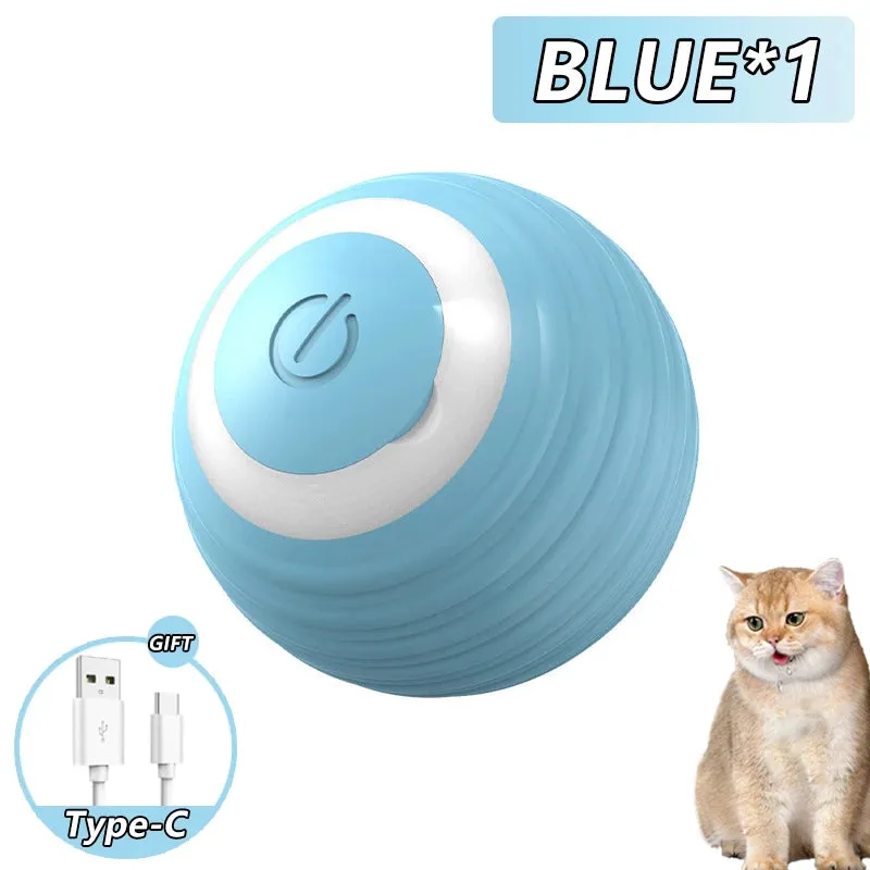Smart Rolling Interactive Cat Ball – Automatic Fun & Exercise!