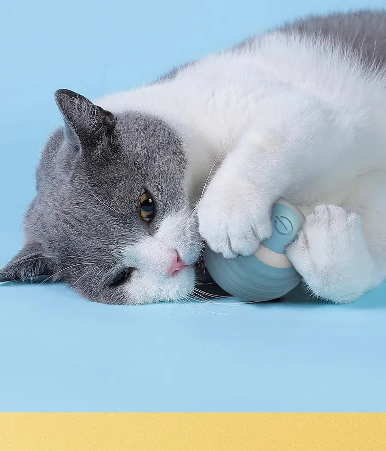 Smart Rolling Interactive Cat Ball – Automatic Fun & Exercise!