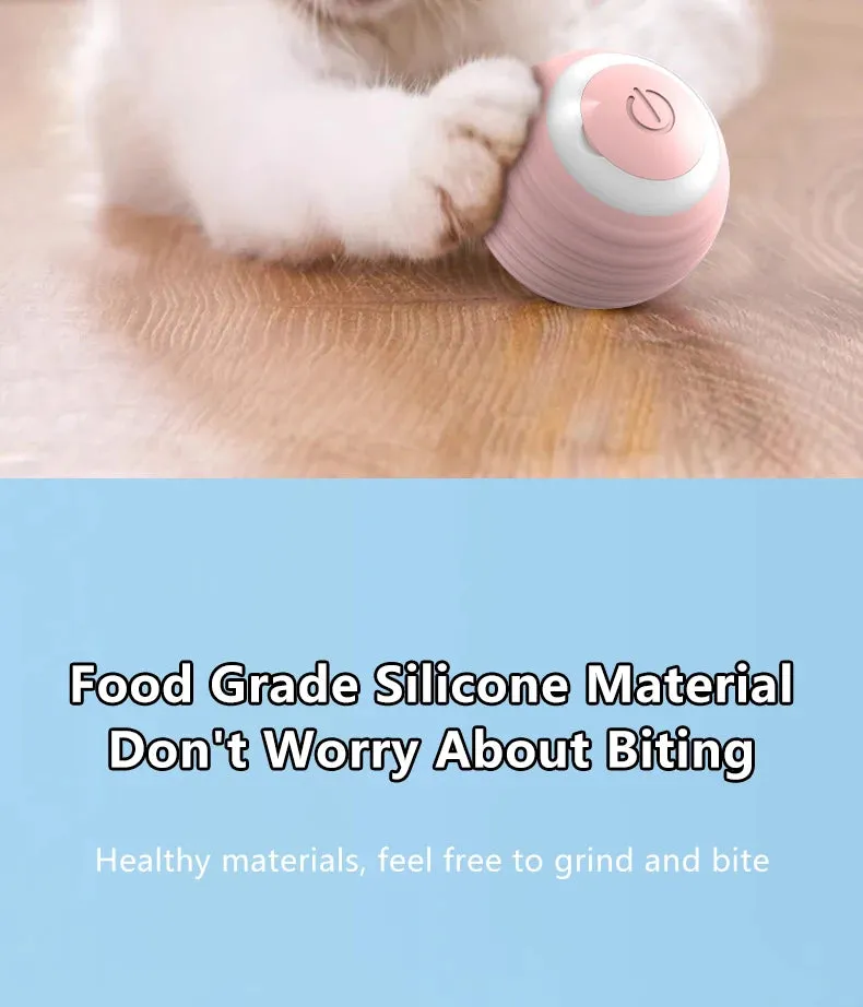 Smart Rolling Interactive Cat Ball – Automatic Fun & Exercise!