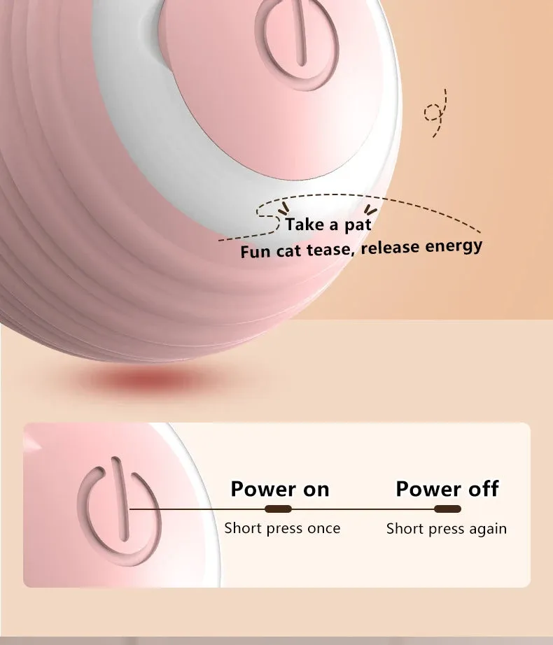 Smart Rolling Interactive Cat Ball – Automatic Fun & Exercise!