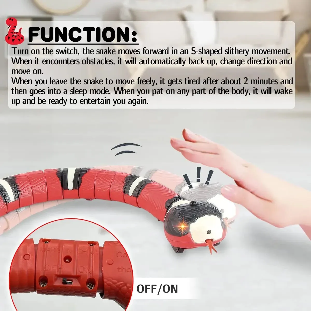 Smart Sensing Snake Toy