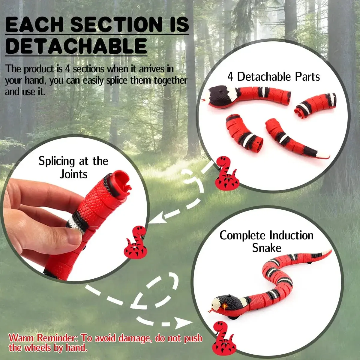 Smart Sensing Snake Toy