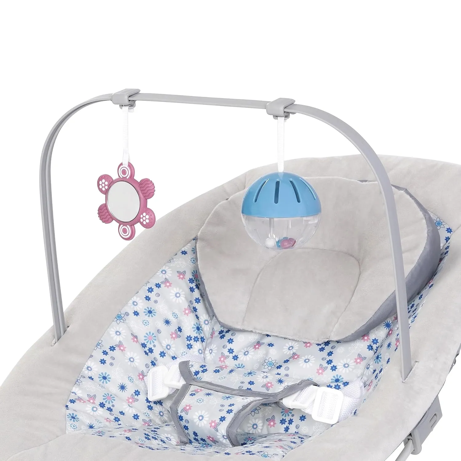 Smart Steps® My First Rocker 2 Bouncer, Daisy Pink