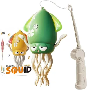 Smart Tentacle Explorer, Dancing Octopus Toy, Electric Dancing Wiggly Wonder Octopus Toy with Auto Obstacle Avoidance, USB Rechargeable with LED Lights & Music, Interactive Robotic Playful (Green)