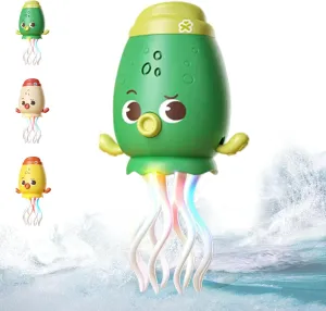 Smart Tentacle Explorer, Wiggly Wonder Octopus, Crawling Automatic Obstacle Sensor Toys, Electric Playful Dancing Squid Toy, Crazy 8-Leg Auto-Dance Octopus Toy, With LED Lights & Music (B01 green)