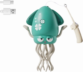 Smart Tentacle Explorer, Wiggly Wonder Octopus, Crazy 8-Leg Auto-Dance Octopus Toy, Crawling Dancing Automatic Obstacle Sensor Toys, for Entertainment and Relaxation (Green)