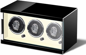 Smart Watch Shaker Mechanical Watch Automatic Winding Device Household Light Luxury Colorful Atmosphere Light Watch Storage Box Organizer Quiet and Well Operated