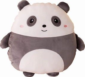 Soft Panda Plush Hugging Pillow Cute Black Panda Stuffed Animal Plushies Toy Panda Kids Stuffed Animals Plush Toys for Birthday, Valentine, Christmas 16 Inch