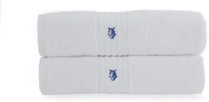 Southern Tide Home Tide Performance 5.0 Cotton Bath Towel Collection (Colors Vary), White 2-Piece Bath