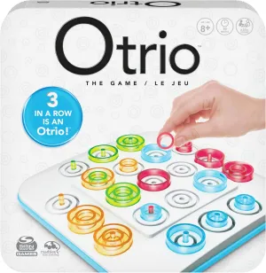 Spin Master Games, Otrio Strategy-Based Board Game, Classic Game, Kids Games, Family Game Night for Ages 8 