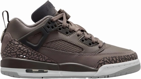 Spizike Low Grade School Basketball Shoes (Cave Stone/Medium Ash)