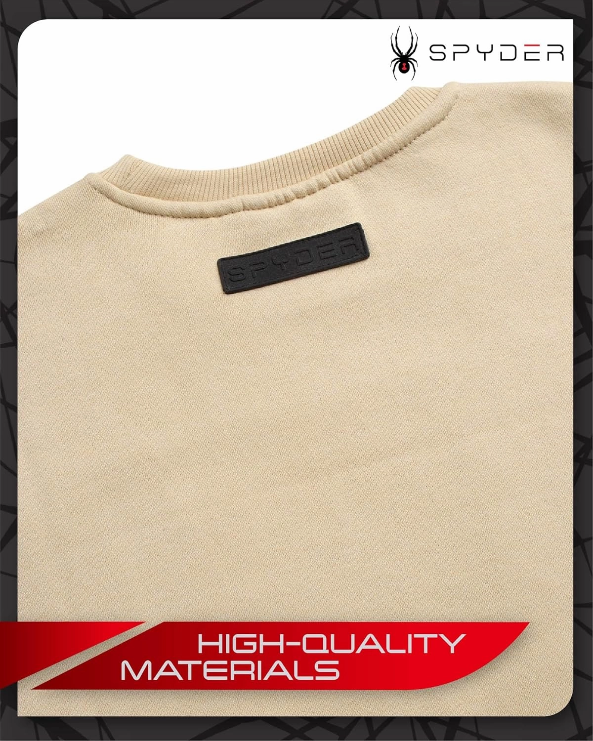 Spyder Men's Active Sweatshirt - Athletic Performance Fleece Classic Crewneck Pullover Sweatshirt for Men (Sizes: S-XXL)