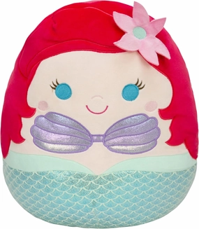 Squishmallows Disney 14-Inch Ariel Plush - Add Ariel to Your Squad, Ultrasoft Stuffed Animal Large Plush Toy, Official Kellytoy Plush