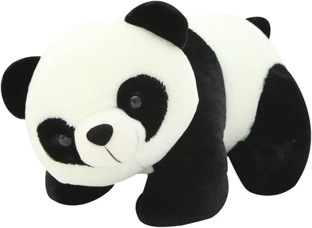 Stuffed Panda Animal Plush Toys 12 Inches Animal Stuffed Plushies Super Soft Cute Cuddly Pillow Cushion Stuff Dolls Birthday Xmas Gifts for Children Kids Boys Girls Room Decor Bedtime, 12Inches