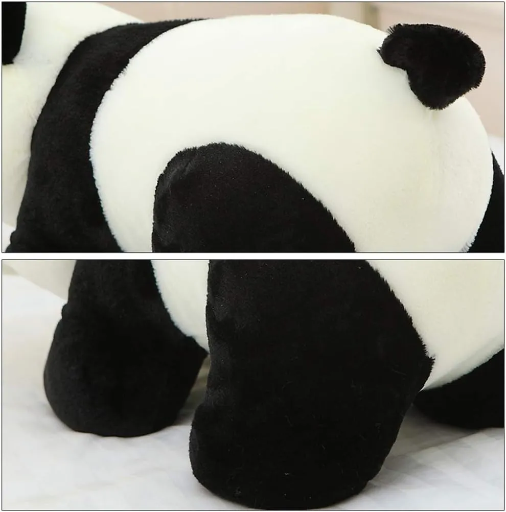 Stuffed Panda Animal Plush Toys 12 Inches Animal Stuffed Plushies Super Soft Cute Cuddly Pillow Cushion Stuff Dolls Birthday Xmas Gifts for Children Kids Boys Girls Room Decor Bedtime, 12Inches