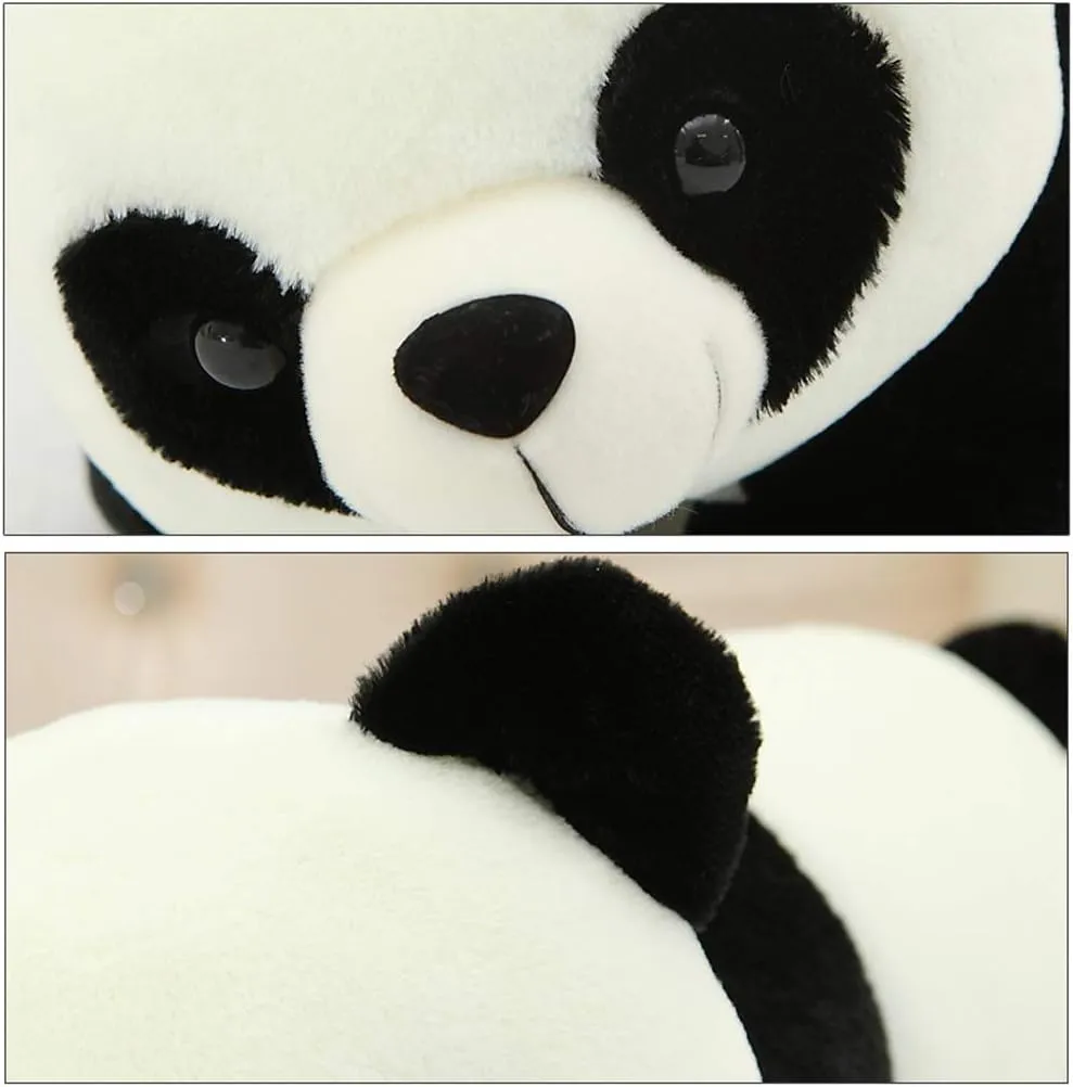 Stuffed Panda Animal Plush Toys 12 Inches Animal Stuffed Plushies Super Soft Cute Cuddly Pillow Cushion Stuff Dolls Birthday Xmas Gifts for Children Kids Boys Girls Room Decor Bedtime, 12Inches