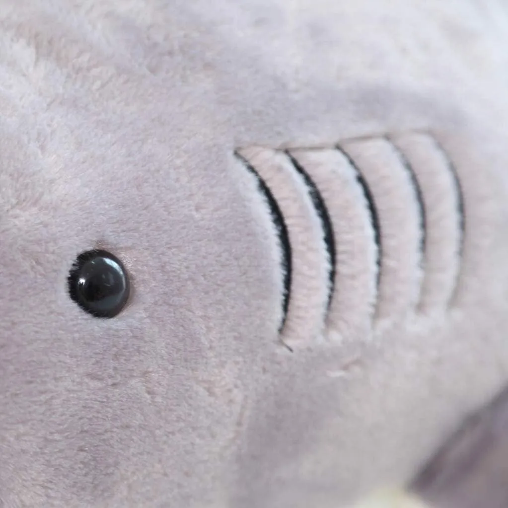 Stuffed Shark Animal Plush Toy 26 Inch Large Great White Animal Stuffed Plushies Super Soft Cute Cuddly Pillow Cushion Stuff Dolls Gift for Children Kids Boys Girls Room Decor Bedtime, 26Inches