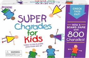 Super Charades for Kids Board Game - The 'No Reading Required' Family Game by Pressman