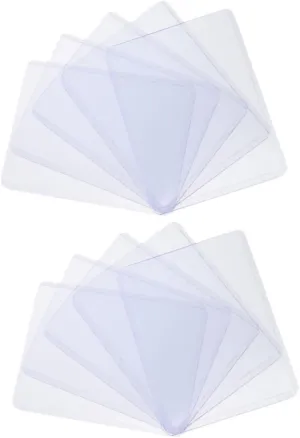 SUPVOX 50Pcs Transparent Game Card Sleeves Protective Cover for Trading Cards Wear Resistant for Board Game