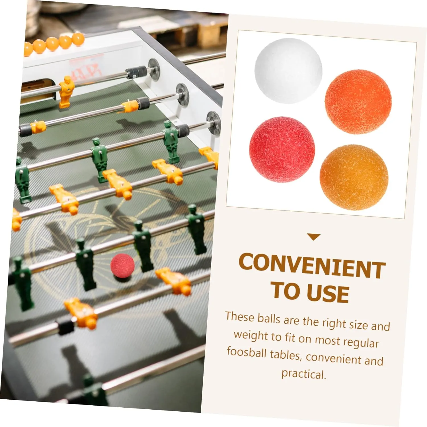 Table Football Accessories Foosball Ball Soccer Games Accessories Table Footballs Table Soccer Balls