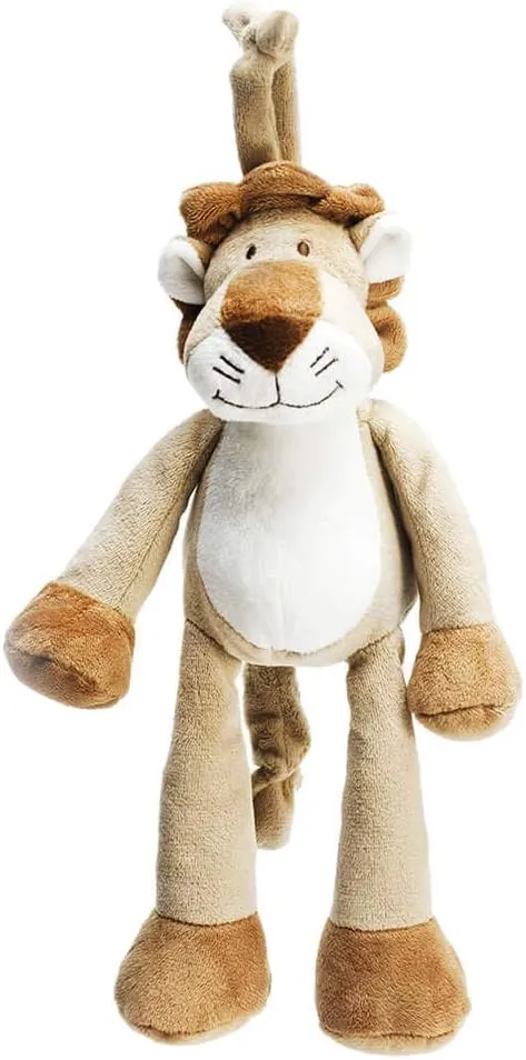 Teddykompaniet Diinglisar Adorable Stuffed Animal Lovely Realistic Large Wild Lion Musical Pull Animal Baby Comforter Soft Plush Sleep Toys|Birthday Gift for Baby Child Toddler|Ages 0  (Singing Toy)