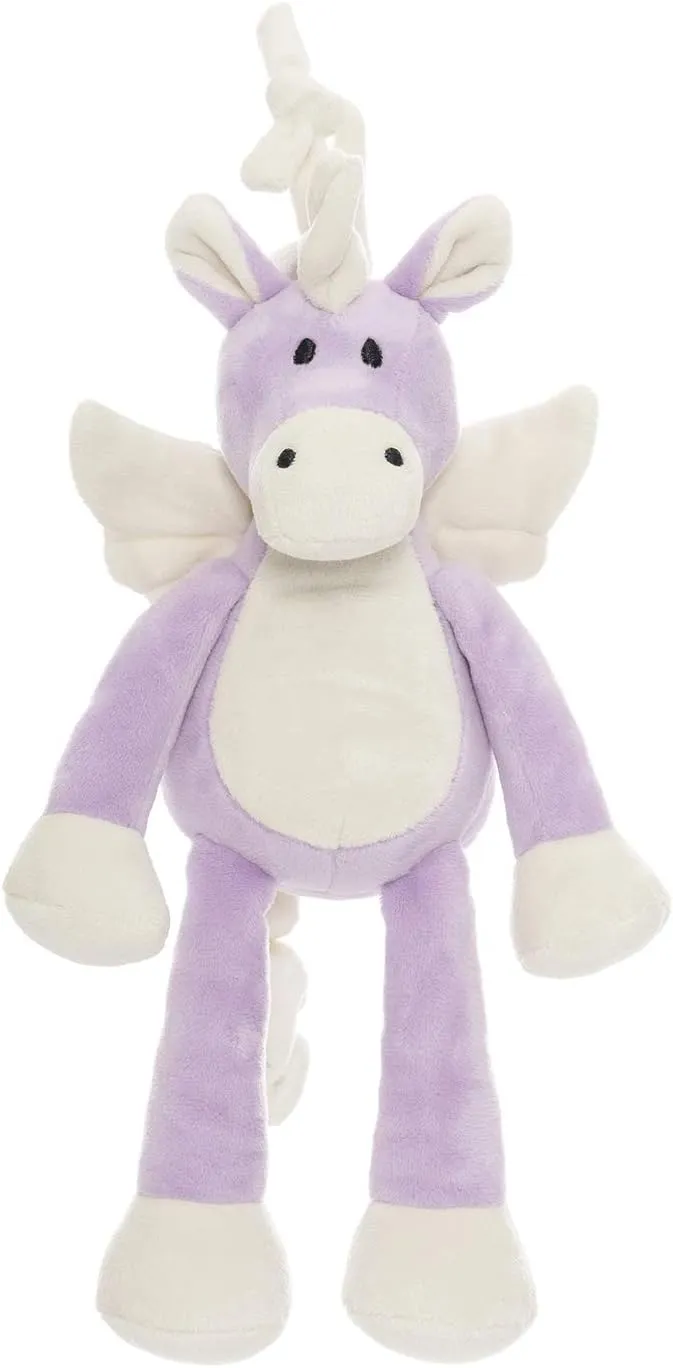 Teddykompaniet Diinglisar Adorable Stuffed Animal Lovely Realistic Lovely Unicorn Musical Pull Animal Baby Comforter Soft Plush Sleep Toys|Birthday Gift for Baby Child Toddler|Ages 0  (Singing Toy)