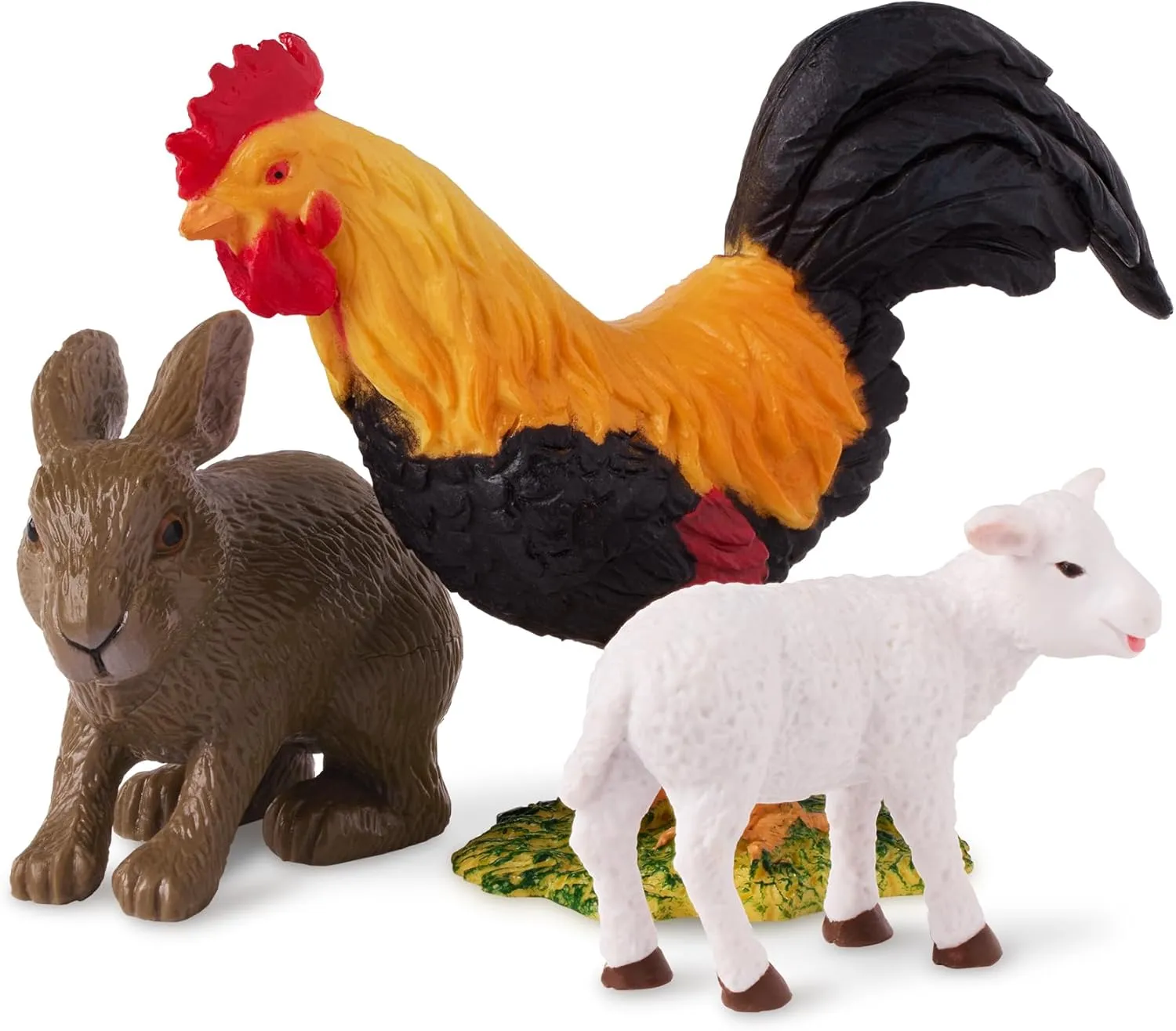 Terra by Battat – Toy Farm Animals – Cows, Dogs, Pigs & More – Realistic & Detailed Animal Toys for Kids – 6 Barnyard Animal Pairs – Farm Animal Set – 3 Years  