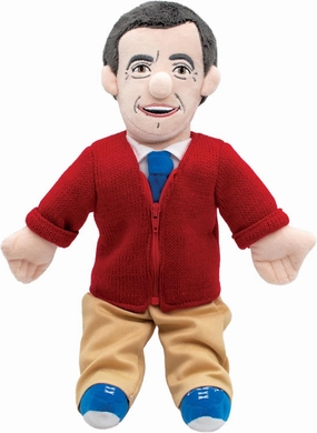 The Unemployed Philosophers Guild Mister Rogers Doll - 12" Soft Stuffed Plush Little Thinker, Officially Licensed