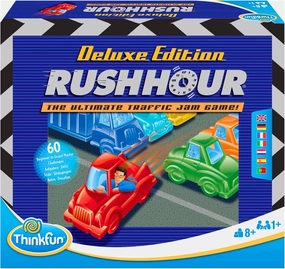 ThinkFun Rush Hour Deluxe Traffic Jam Logic Game and STEM Toy – Tons of Fun with Over 20 Awards Won, International for Over 20 Years