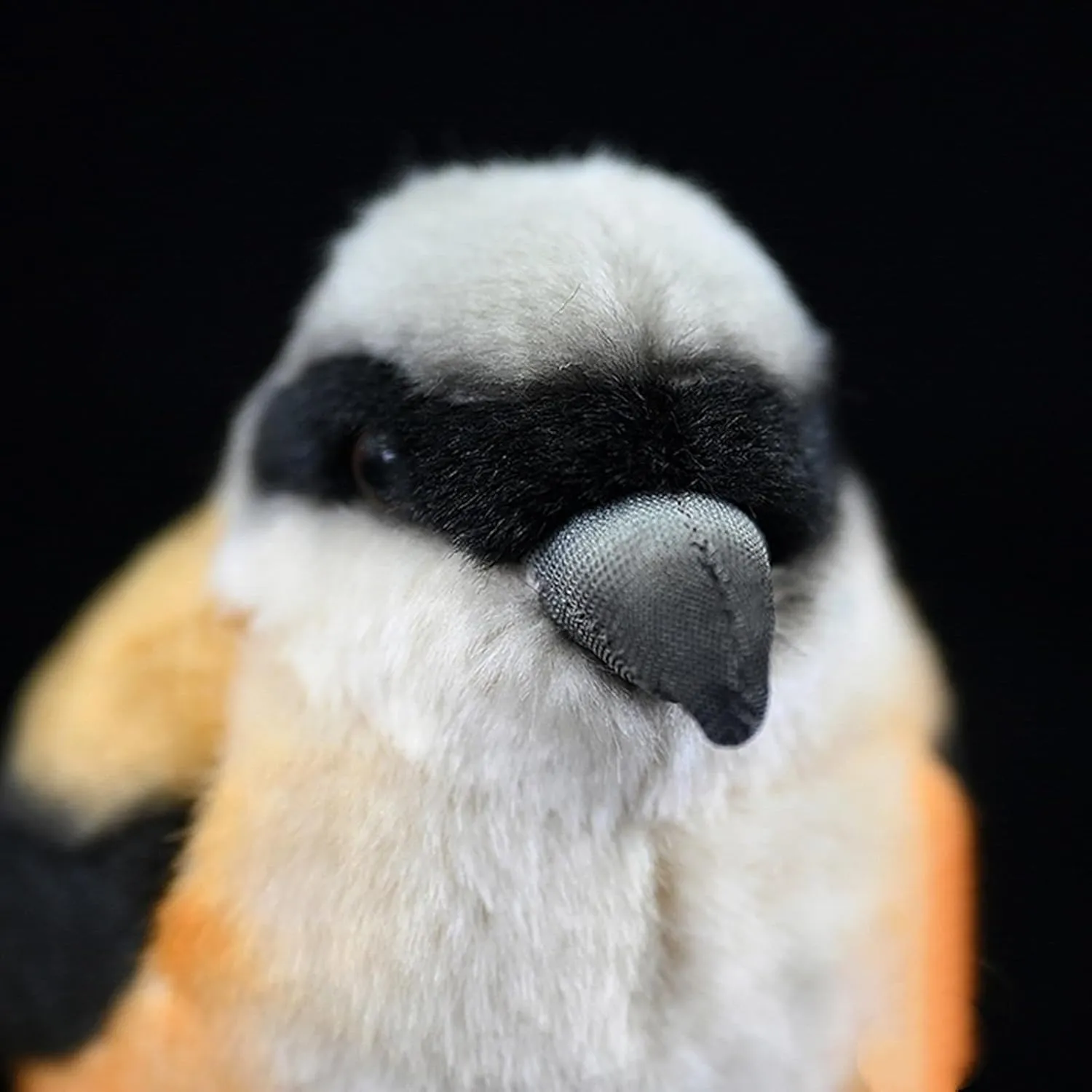 Tiny Heart Simulation Shrike Bird Plush Toy, 5.11inch Soft Cute Shrike Bird Stuffed Animal for Kids Boys and Girls Gifts