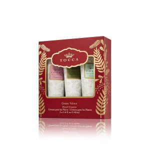 Tocca Holiday Crema Veloce Hand Cream Set - 3 x 1.5 oz