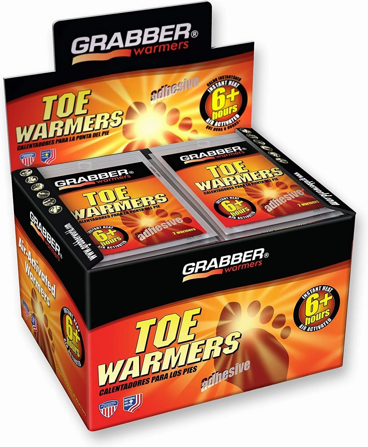 Toe Warmers - Long Lasting Safe Natural Odorless Air Activated Warmers - Up to 6 Hours of Heat - 40 Pair