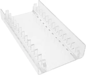 Transparent Game Card Case Holder for Storage Rack Compatible with Various Game Cards Compact and Lightweight Design for Organized