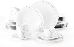 Trio Highline 001.706904 Crockery Set 30 Pieces