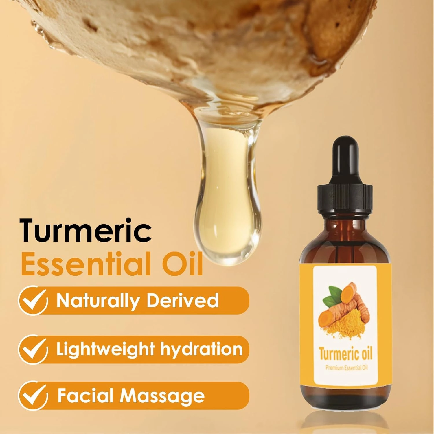 Turmeric Wash and Care 4 Piece Set – Turmeric Face Wash with Brush, Exfoliating Facial Pads, Cleansing Soap Bars & Turmeric Oil – Jabon de Curcuma, Natural Skincare for Face & Body